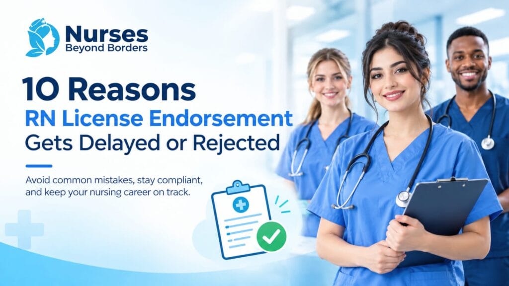 10 Reasons RN License Endorsement Gets Delayed or Rejected