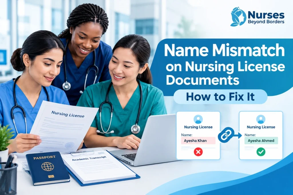 Name Mismatch Issues on Nursing License Documents (and How to Fix Them)